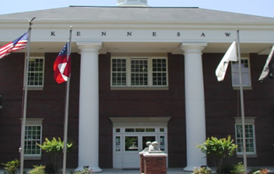 Scenic view of Kennesaw, Georgia - A charming city blending history and modernity.